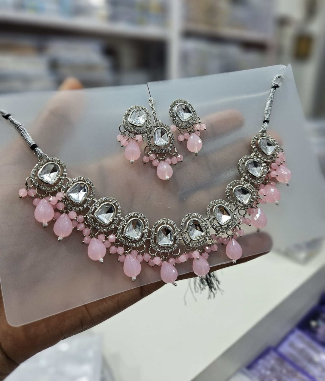Designer Dimond necklace set Wholesale Shop In Surat